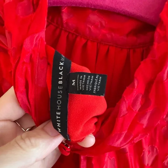 White House Black Market Red top. - Picture 5 of 5